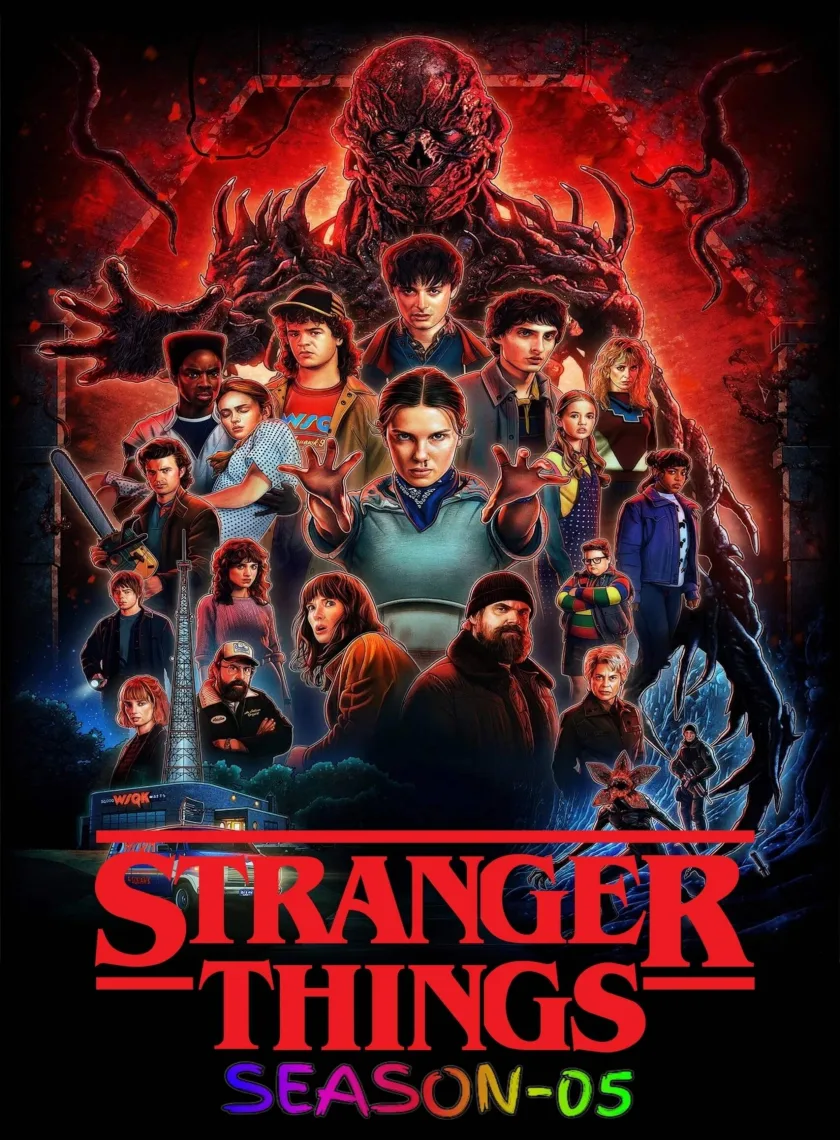 Stranger Things S05 (2025) (Hindi + English) Dual Audio Completed Web Series HEVC ESub